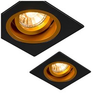 CHUCK DL SQUARE BLACK- GOLD 92706