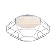NEST Plafon Biały/Srebrny