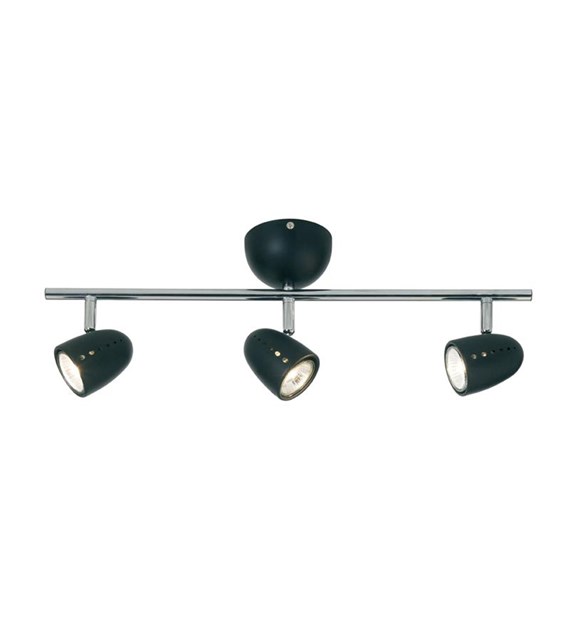 TOBO Sufitowa 3L Chrom/Czarny