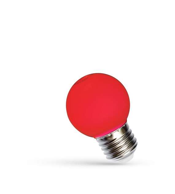 LED KULKA E-27 230V 1W RED SPECTRUM