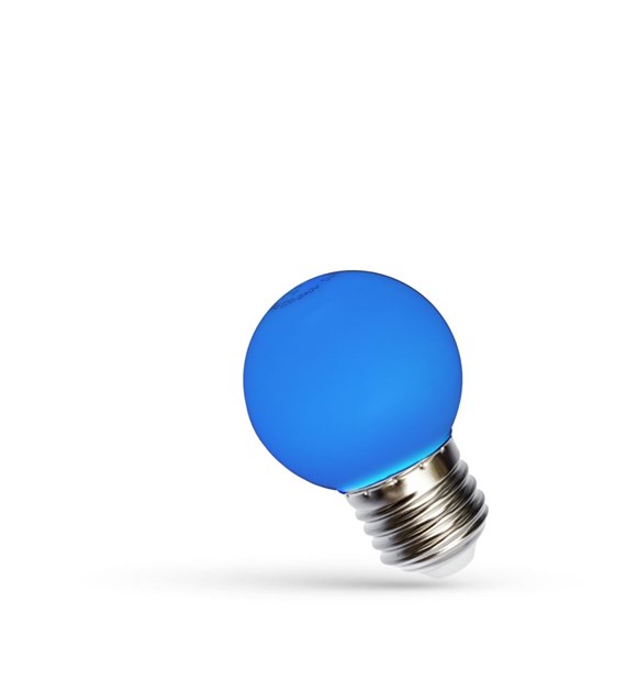 LED KULKA E-27 230V 1W BLUE SPECTRUM