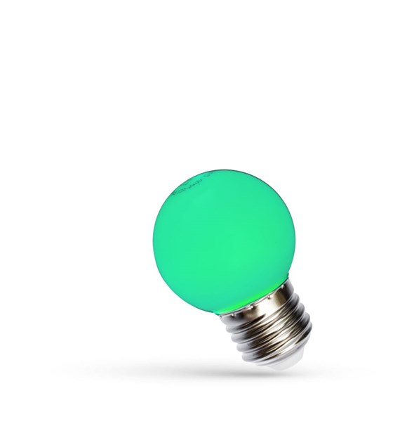 LED KULKA E-27 230V 1W GREEN SPECTRUM