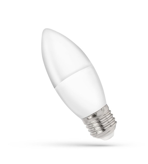 LED ŚWIECOWA E-27 230V 8W WW SPECTRUM
