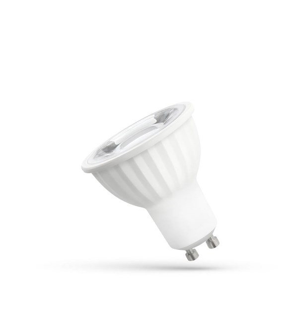 LED GU10 230V 4W SMD WW z soczewką SPECTRUM