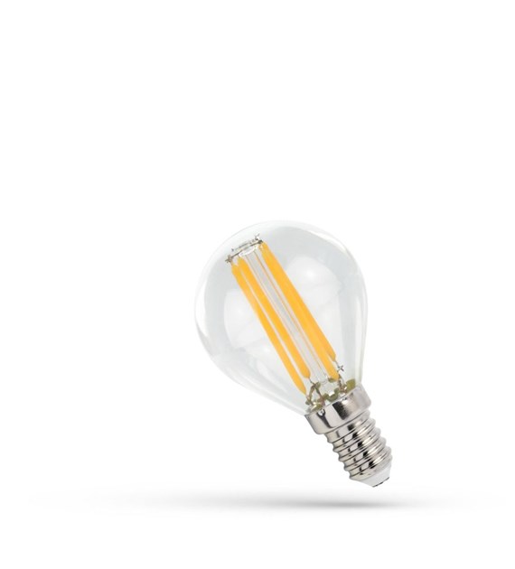 Żarówka LED Kulka E14 4W WW CLEAR WOJ+14071