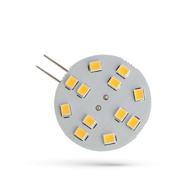 LED G4 12V 2W 12 LED WW 30mm SPECTRUM