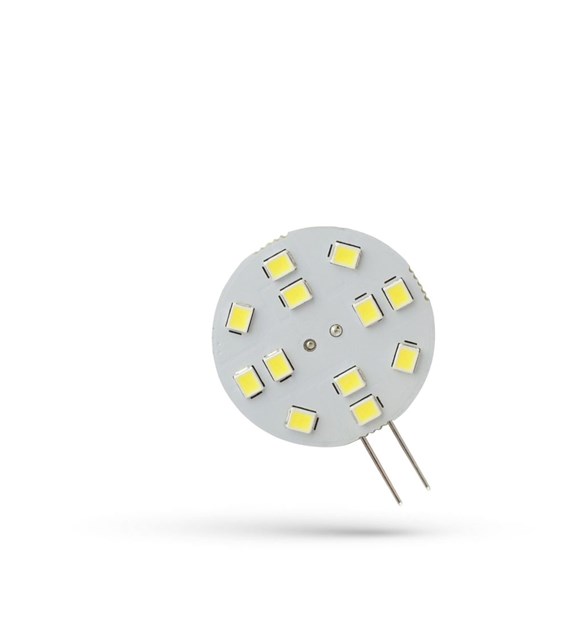 LED G4 12V 2W 12 LED CW 30mm SPECTRUM