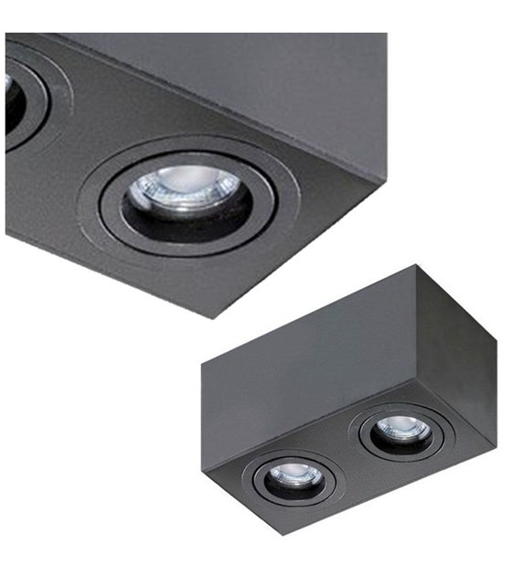 Oprawa natynkowa spot Brant 2 Square AZ2827 Azzard