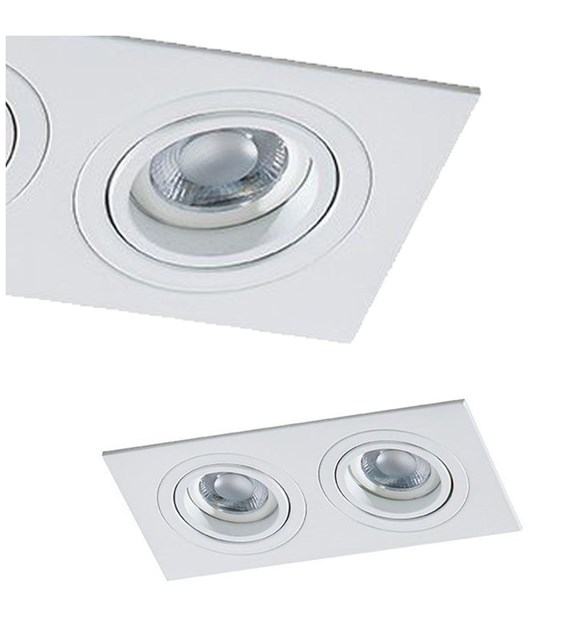 Oprawa wpuszczana oczko Caro 2 Square AZ2436 Azzar