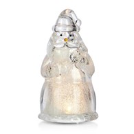 ROBBAN Dekoracja świetlna stołowa Mikołaj Akryl 4x