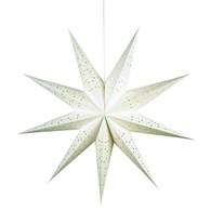 SOLVALLA Dekoracja wisząca gwiazda 100cm Biały Pap