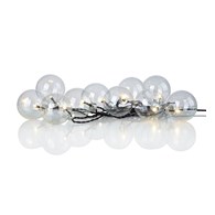 KULA Łańcuch świetlny zewnętrzny 10 LED Przezroczy