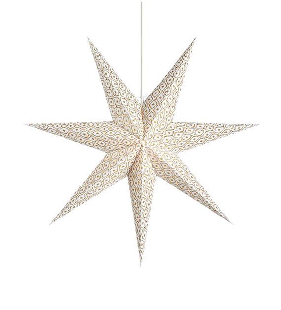 BAROQUE Gwiazda wisząca 75cm Biały 705320 Marksloj
