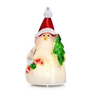 SIGGE Dekoracja świetlna stołowa Mikołaj Akryl