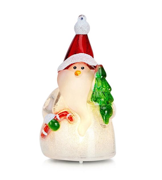 SIGGE Dekoracja świetlna stołowa Mikołaj Akryl