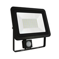 NOCTIS LUX 2 SMD 230V 50W IP44 CW black with senso