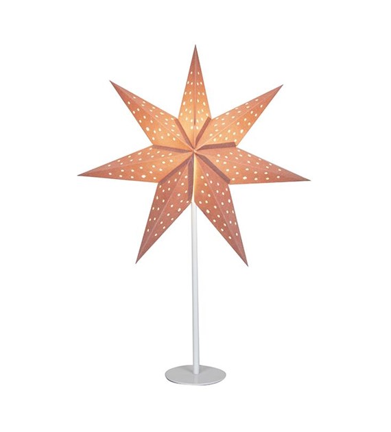 CLARA Dekoracja świetlna stołowa gwiazda 45 Róż 70