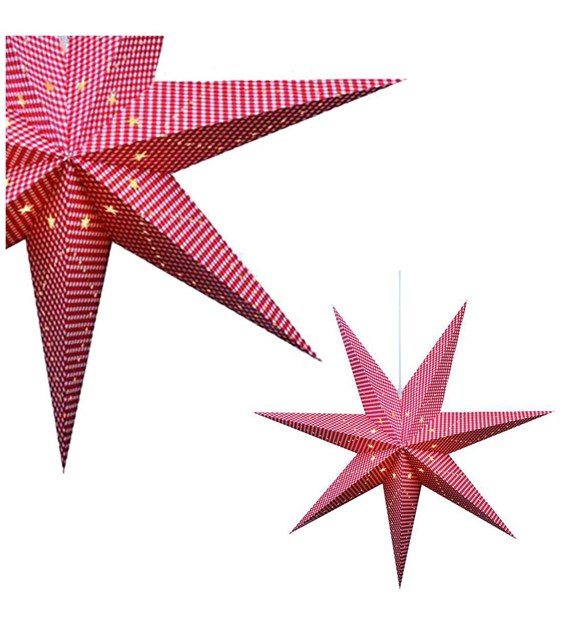 GULLI Dekoracja wisząca gwiazda 75cm Papier 702785