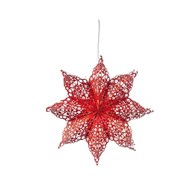 HALL Dekoracja wisząca gwiazda70cm Czerwony Papier
