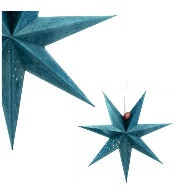 VELOURS Pendant Star 45cm Blue 705482 Markslojd