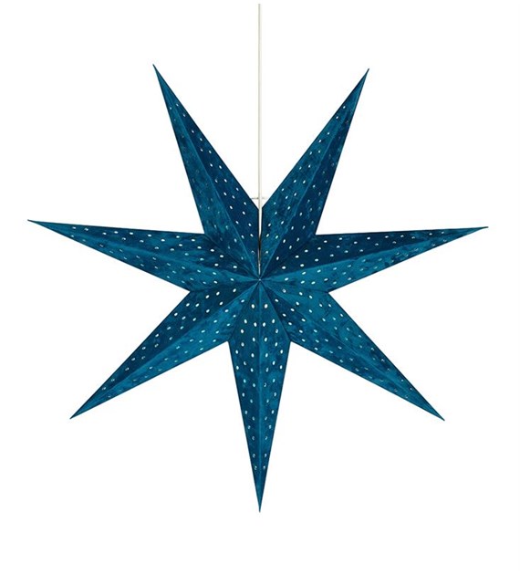 VELOURS Pendant Star 75cm Blue 705487 Markslojd
