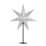 GLITTER Gwiazda stołowa 45cm Czarny/Srebrny 705794