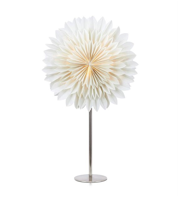 SOLINA Gwiazda stołowa 35cm Biały/Stalowy 705844 M