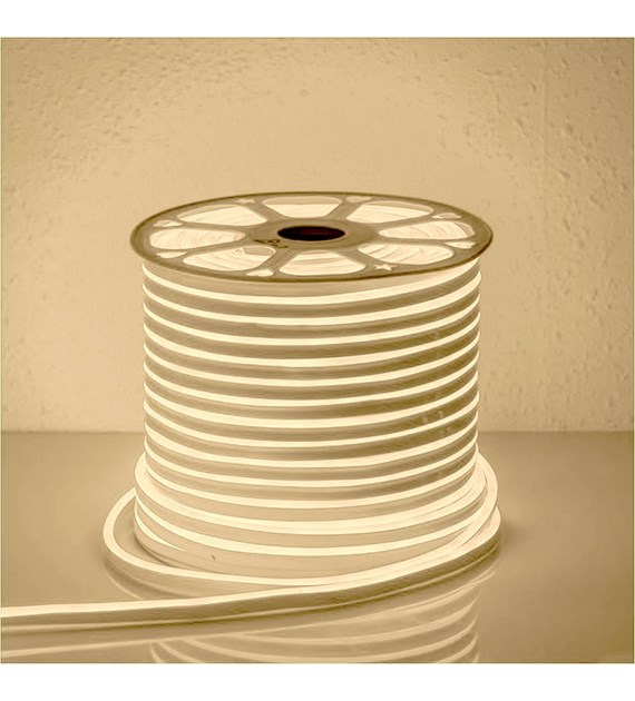 Neon flex LED ciepła biel 1m EKF4512