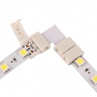 Złączka LED 8mm - kształt  L  EKPZ005