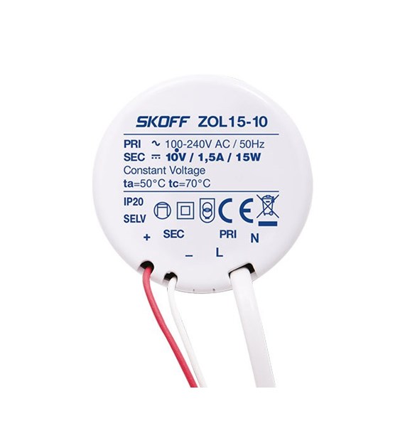 Zasilacz ZOL 15-10 LED 15W 10V 1,5A ZL-015-C-1-1-M