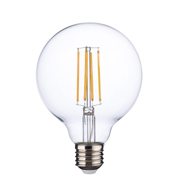 Żarówka glob LED E27 6,5W WW G95 CLEAR 3571