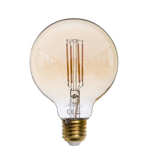 Żarówka glob LED E27 6,5W WW G95 AMBER 3791