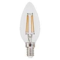 Żarówka LED świecowa E14 C37 4W WW FILAMENT 79046