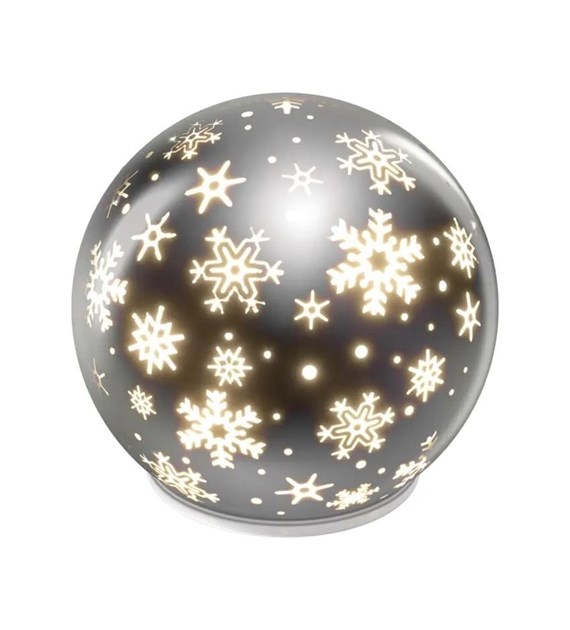 DCLW28 - 10LED GLASS BALL 3AA WW T