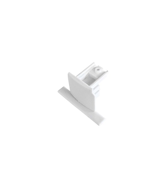 TRACK 3LINE END CAP GIPS WH AZ5441