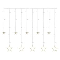DCGW12 - 115LED CURTAIN STARS WW