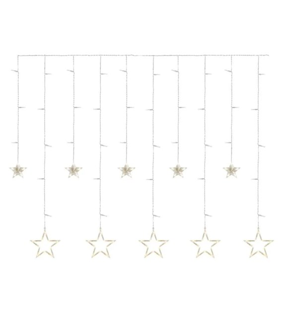 DCGW12 - 115LED CURTAIN STARS WW