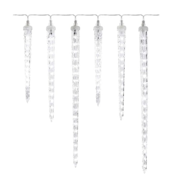 DCPC06 - 160LED ICICLE 6 TUBES CW FALL