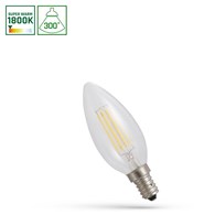 Żarówka LED COG Świecowa 6W E14 1800K WOJ+14650