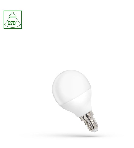 Żarówka LED Kulka 1W E14 CW WOJ+14447_1W