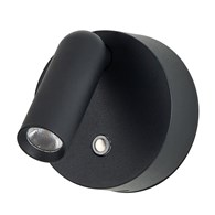 Lampa ścienna LED 3W Como Round BK AZ5630