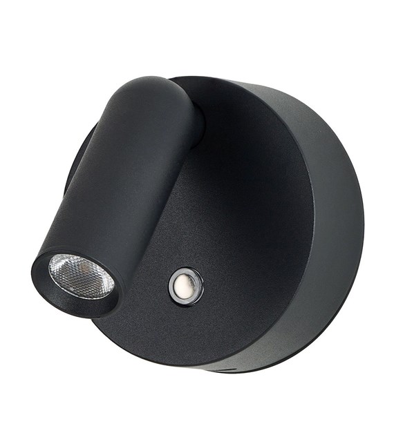 Lampa ścienna LED 3W Como Round BK AZ5630