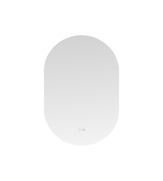 Podgrzewane lustro łazienkowe owalne D3002