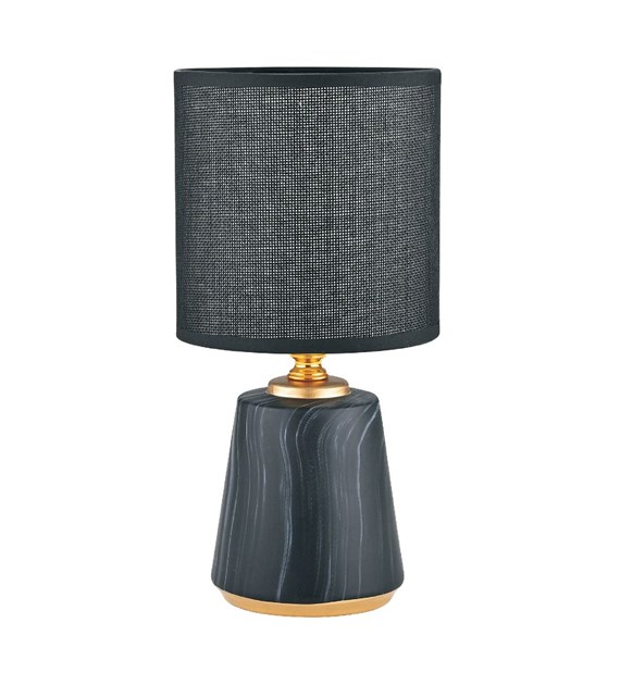 HS8605-BL LAMPA STOŁOWA CZARNY/ZŁOTY