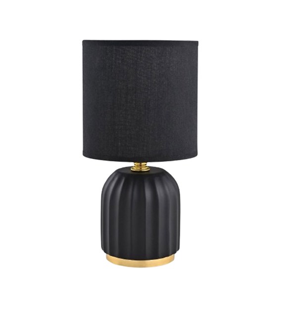 HS8723-BL LAMPA STOŁOWA CZARNY/ZŁOTY