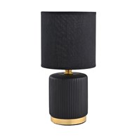 HS8720-BL LAMPA STOŁOWA CZARNY/ZŁOTY