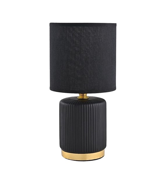 HS8720-BL LAMPA STOŁOWA CZARNY/ZŁOTY