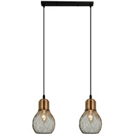 Lampa wisząca EDISON 1998/2 BL CO Elem
