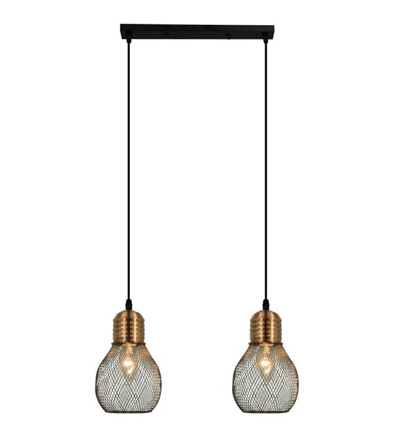 Lampa wisząca EDISON 1998/2 BL CO Elem