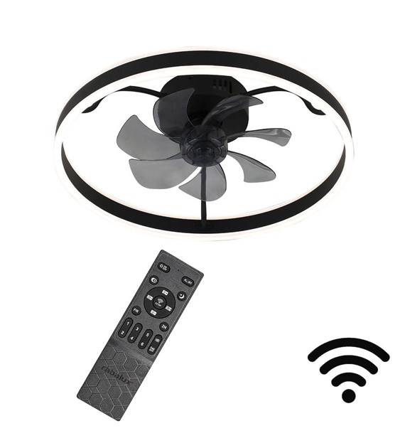 71337 Fanfy czarna LED 40W G K 3000,4000 ,6000